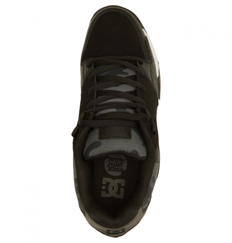 Hombre Tenis DC Shoes Versatile Negras Camuflaje | BHP-831769