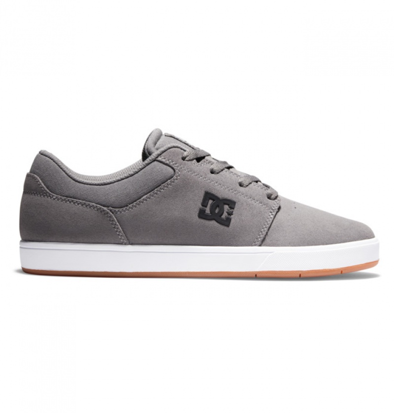 Hombre Tenis Skate DC Shoes Crisis 2 Gris Negras | NFD-453027