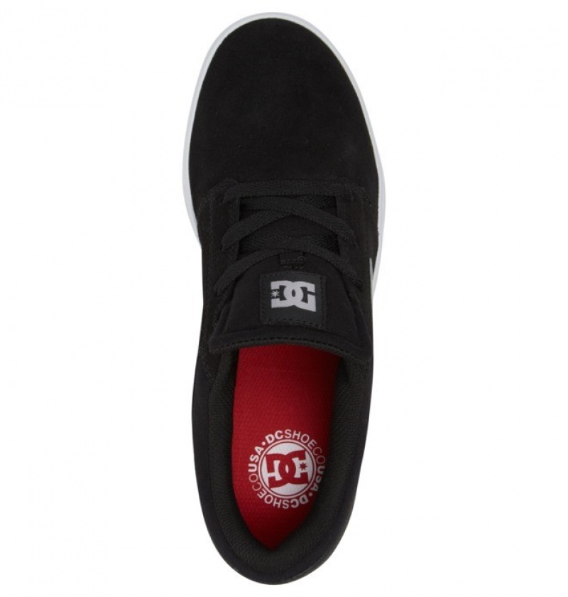 Hombre Tenis Skate DC Shoes Crisis 2 Negras Blancas Negras | VIQ-390487