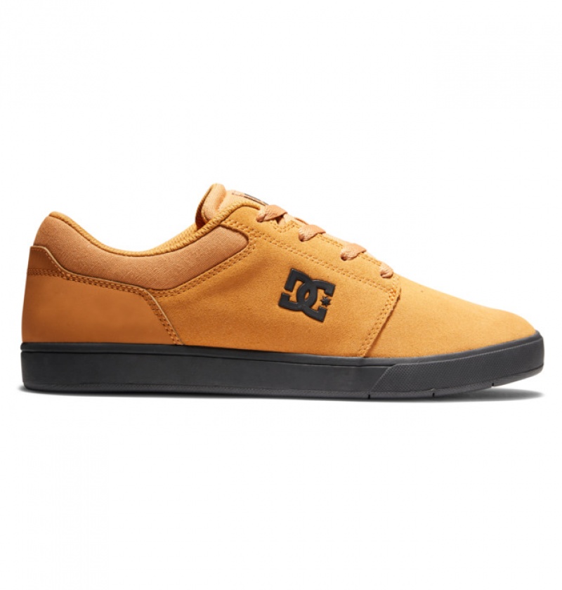 Hombre Tenis Skate DC Shoes Crisis 2 Semišové Marrones Negras | DHS-247136