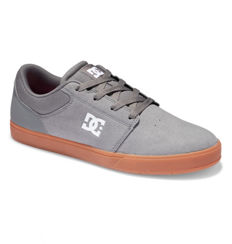 Hombre Tenis Skate DC Shoes Crisis 2 Semišové Gris | GLI-459067