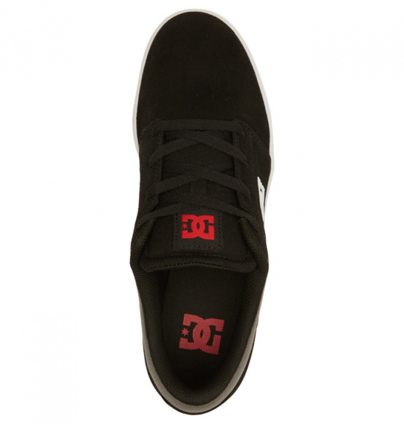 Hombre Tenis Skate DC Shoes Crisis 2 Semišové Negras Gris Rojas | YKS-041823