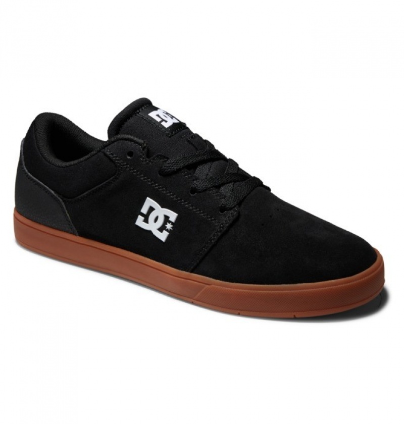 Hombre Tenis Skate DC Shoes Crisis 2 Semišové Negras | RGD-690517