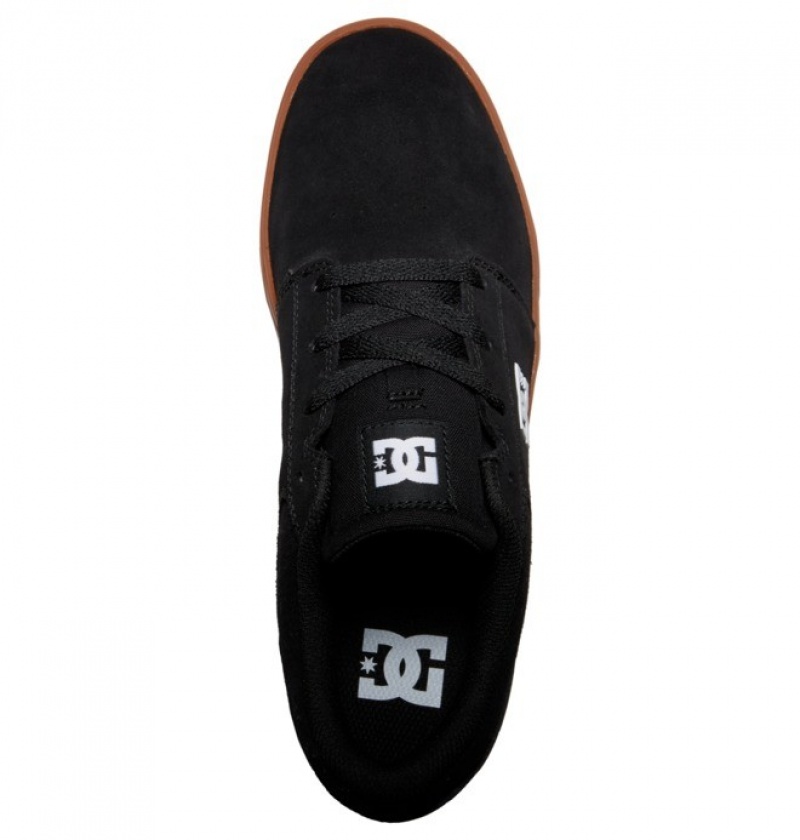 Hombre Tenis Skate DC Shoes Crisis 2 Semišové Negras | RGD-690517