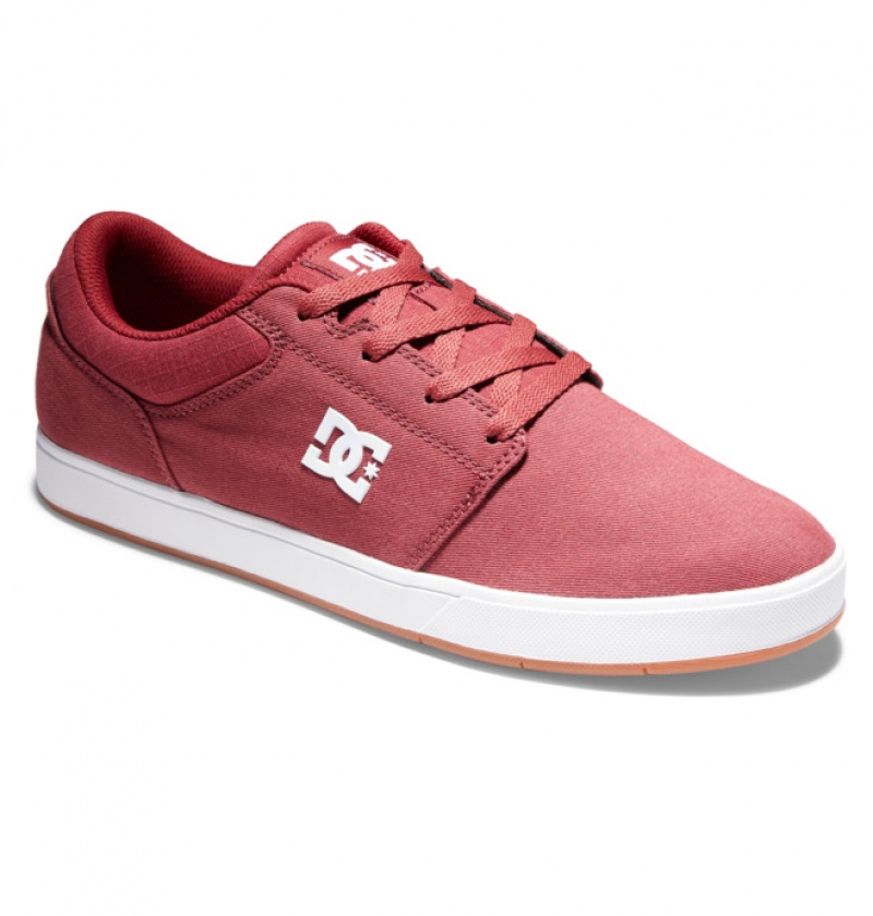 Hombre Tenis Skate DC Shoes Crisis 2 Semišové Rojas | FUA-781624