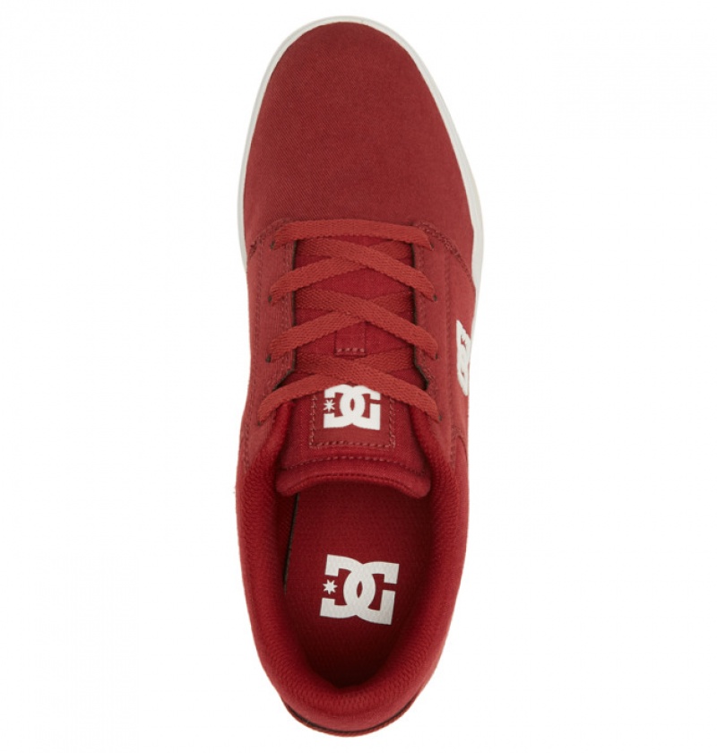 Hombre Tenis Skate DC Shoes Crisis 2 Semišové Rojas | FUA-781624