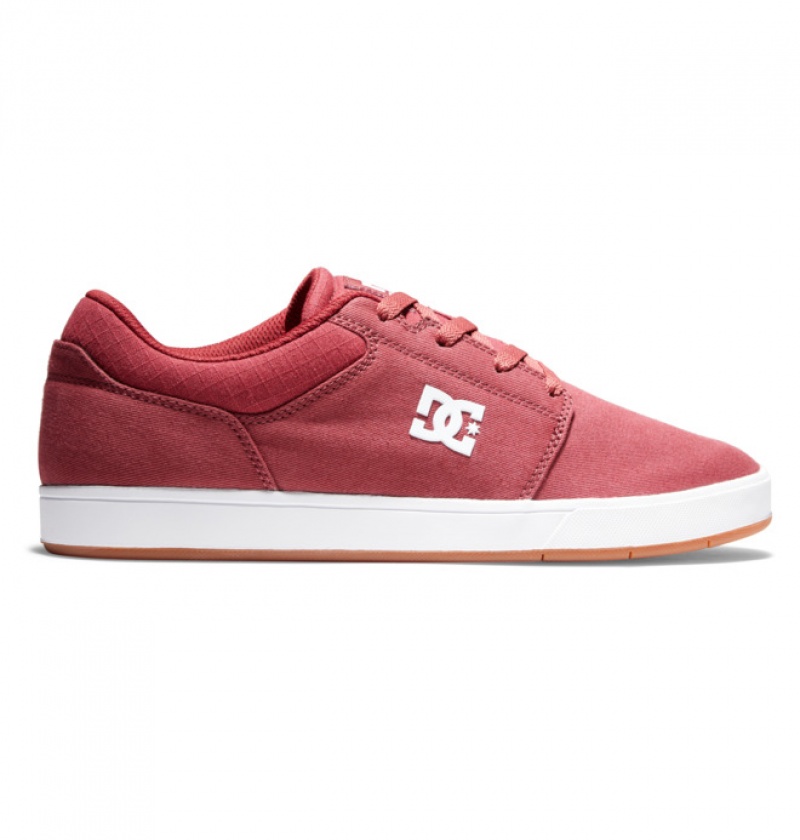 Hombre Tenis Skate DC Shoes Crisis 2 Semišové Rojas | FUA-781624