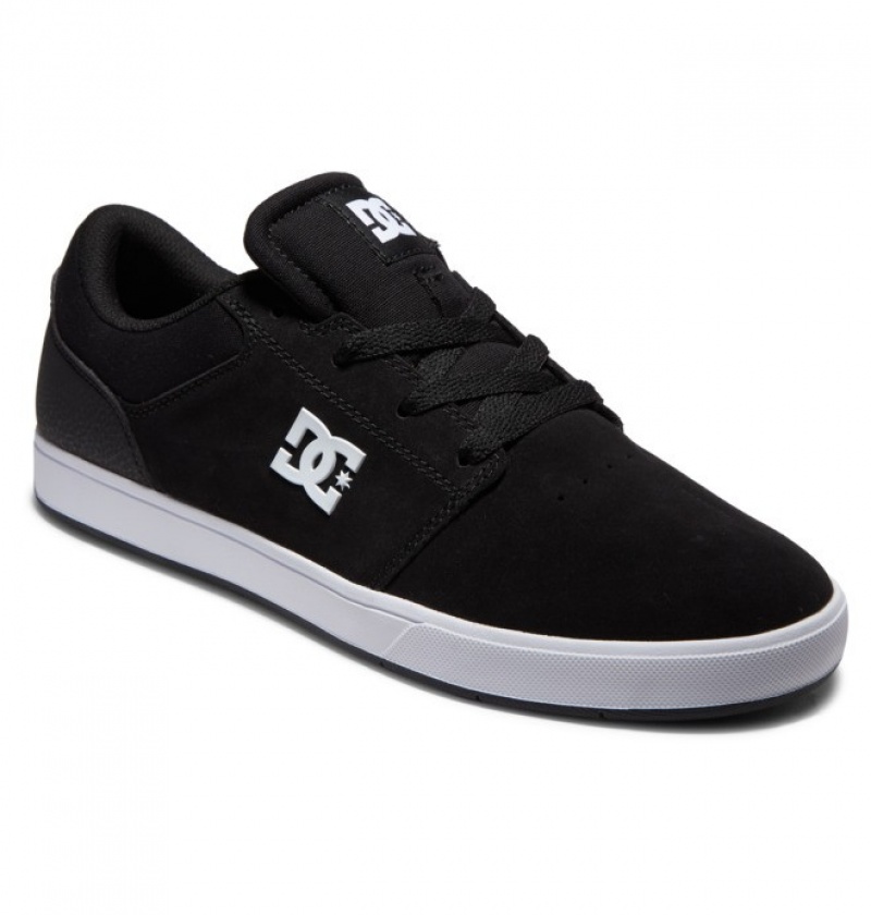 Hombre Tenis Skate DC Shoes Crisis 2 Semišové Negras Blancas | DZH-680795