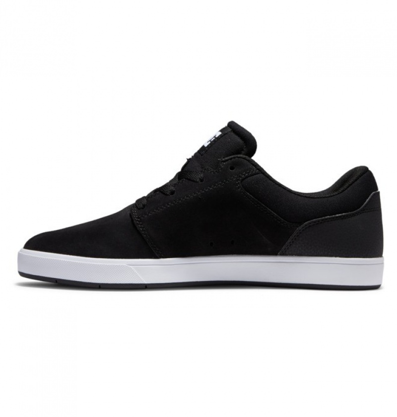 Hombre Tenis Skate DC Shoes Crisis 2 Semišové Negras Blancas | DZH-680795