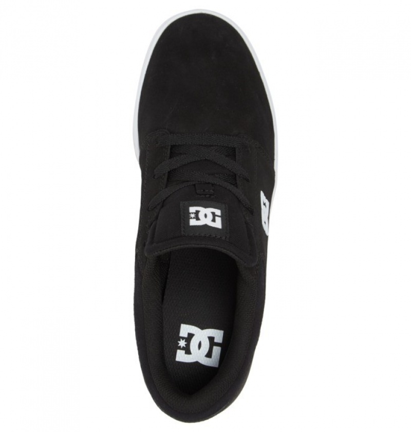 Hombre Tenis Skate DC Shoes Crisis 2 Semišové Negras Blancas | DZH-680795