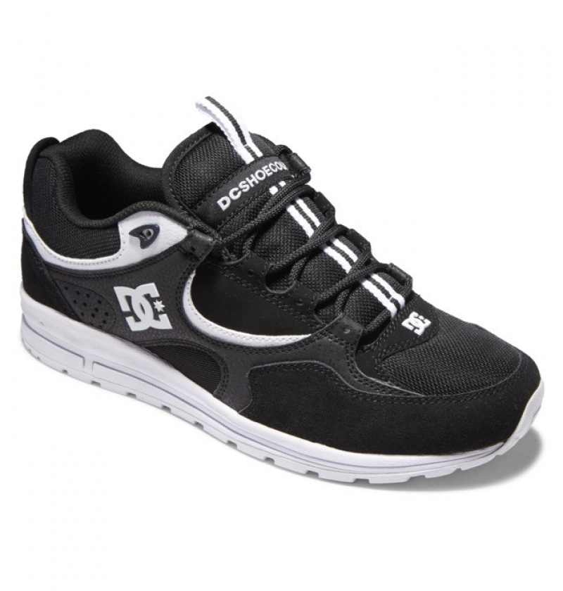 Hombre Tenis Skate DC Shoes Kalis Lite Negras Negras Blancas | XWK-317852