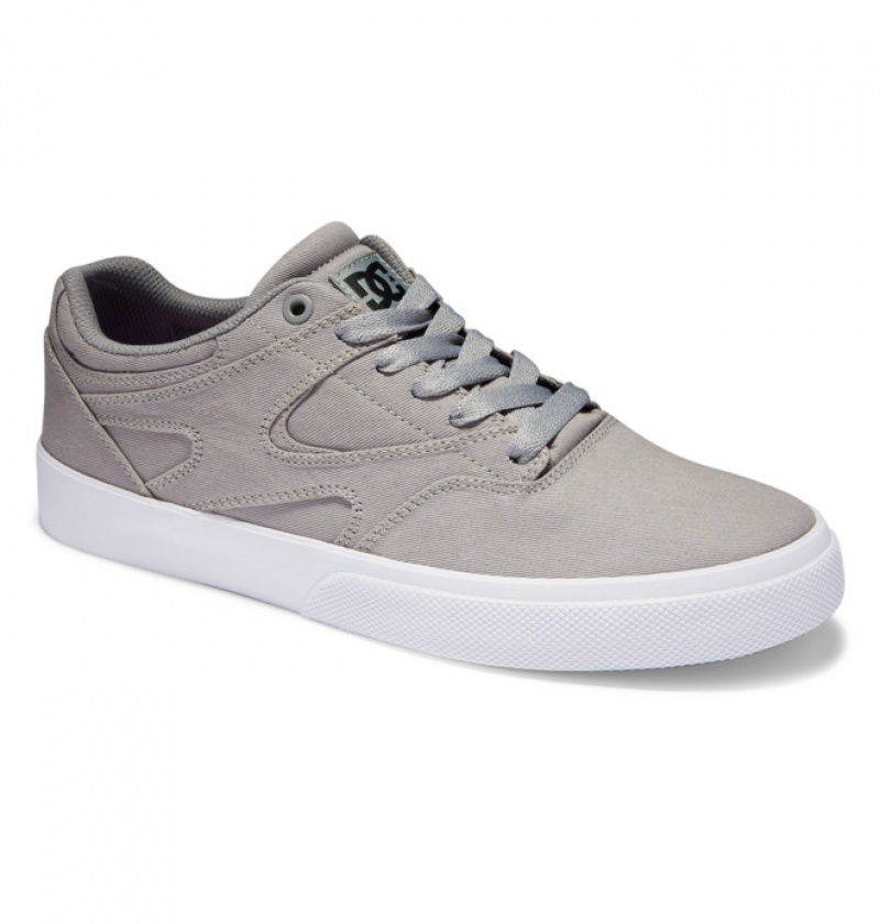 Hombre Tenis Skate DC Shoes Kalis Vulc Gris | ZWO-509732