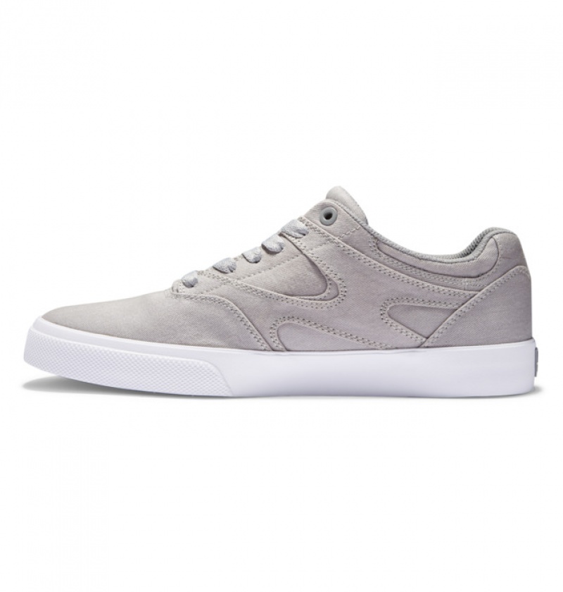 Hombre Tenis Skate DC Shoes Kalis Vulc Gris | ZWO-509732