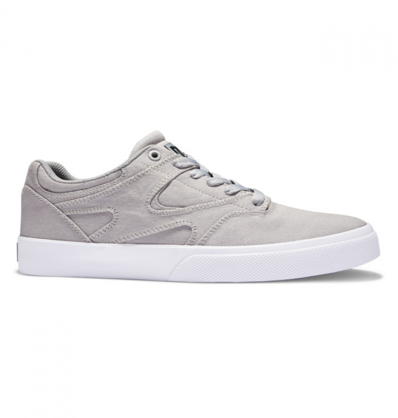 Hombre Tenis Skate DC Shoes Kalis Vulc Gris | ZWO-509732