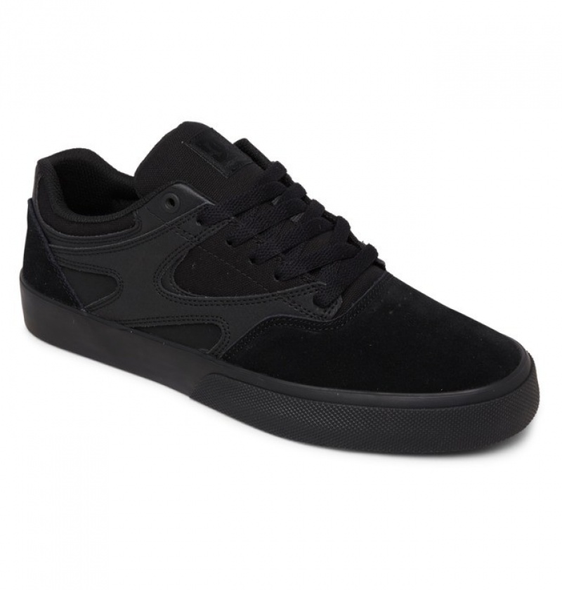 Hombre Tenis Skate DC Shoes Kalis Vulc Negras Negras Negras | HEP-053789