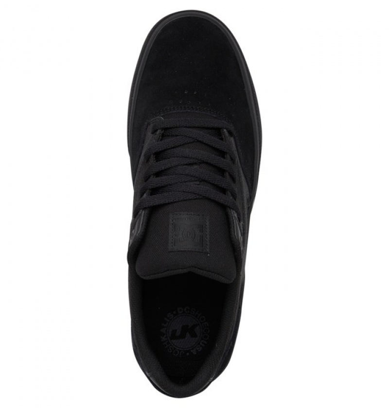 Hombre Tenis Skate DC Shoes Kalis Vulc Negras Negras Negras | HEP-053789