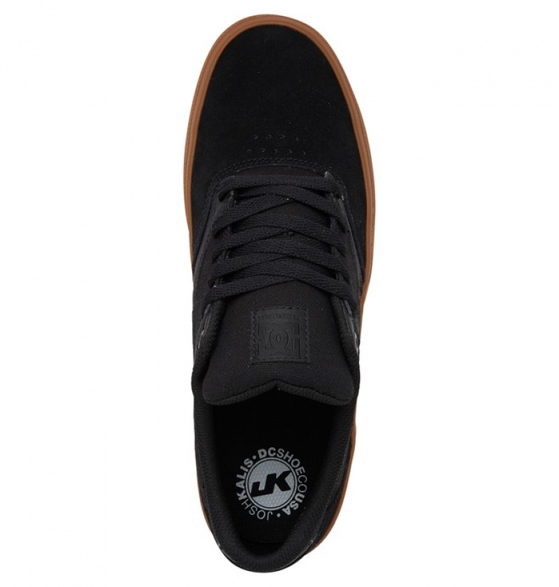 Hombre Tenis Skate DC Shoes Kalis Vulc Negras Negras | TRC-702941