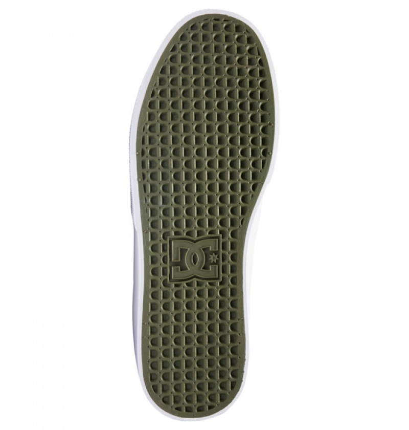 Hombre Tenis Skate DC Shoes Kalis Vulc Verde Oliva | KVR-015864