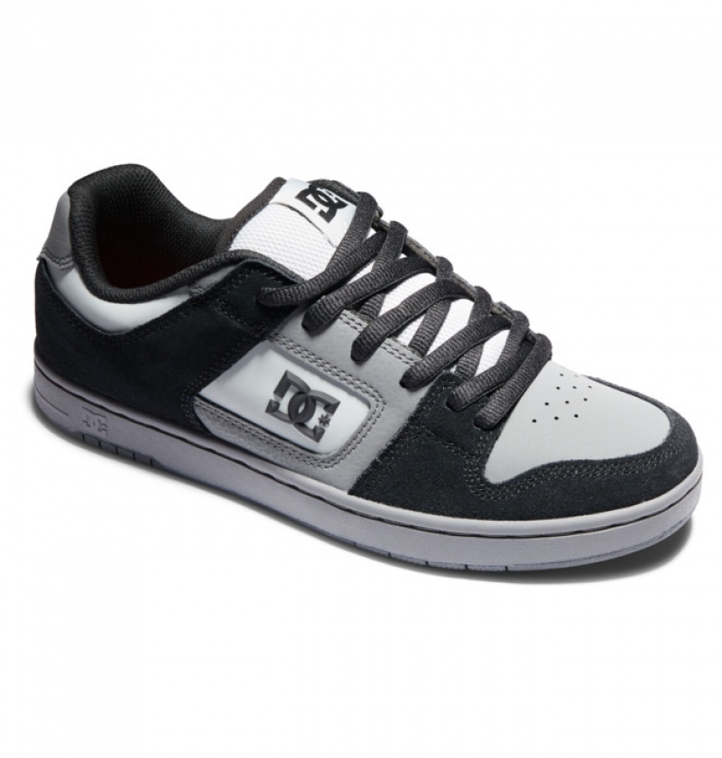 Hombre Tenis Skate DC Shoes Manteca 4 Negras Gris Negras | KTJ-625139