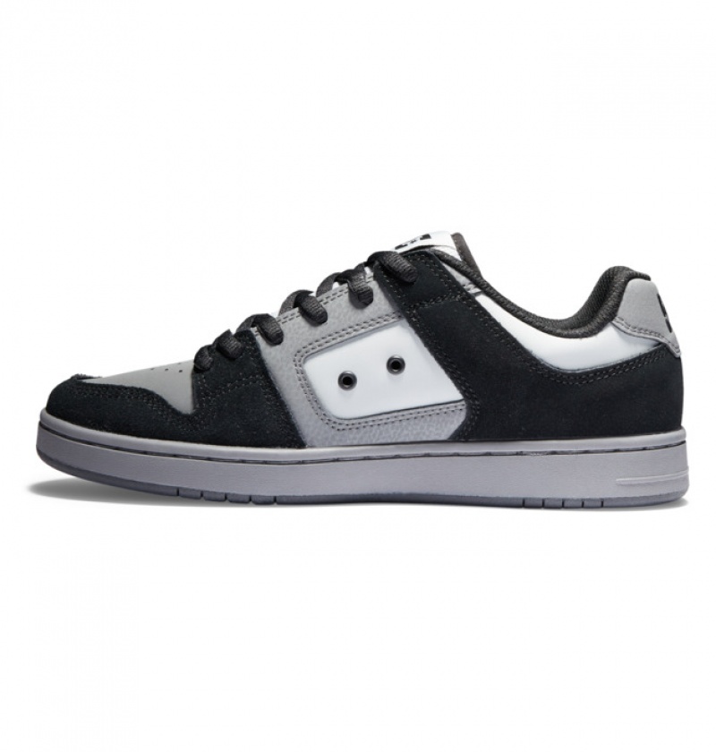 Hombre Tenis Skate DC Shoes Manteca 4 Negras Gris Negras | KTJ-625139