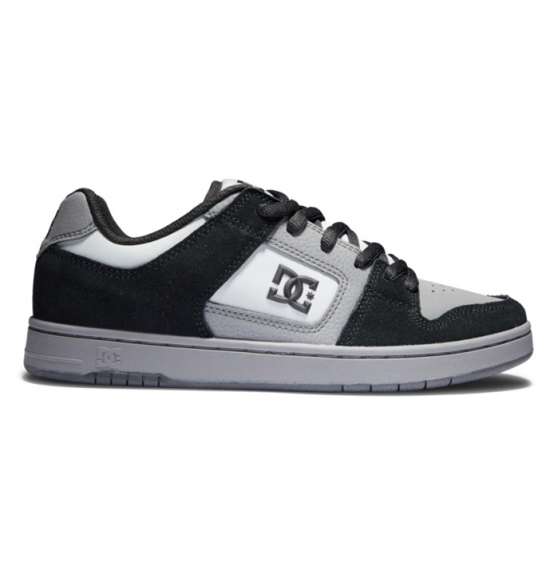 Hombre Tenis Skate DC Shoes Manteca 4 Negras Gris Negras | KTJ-625139