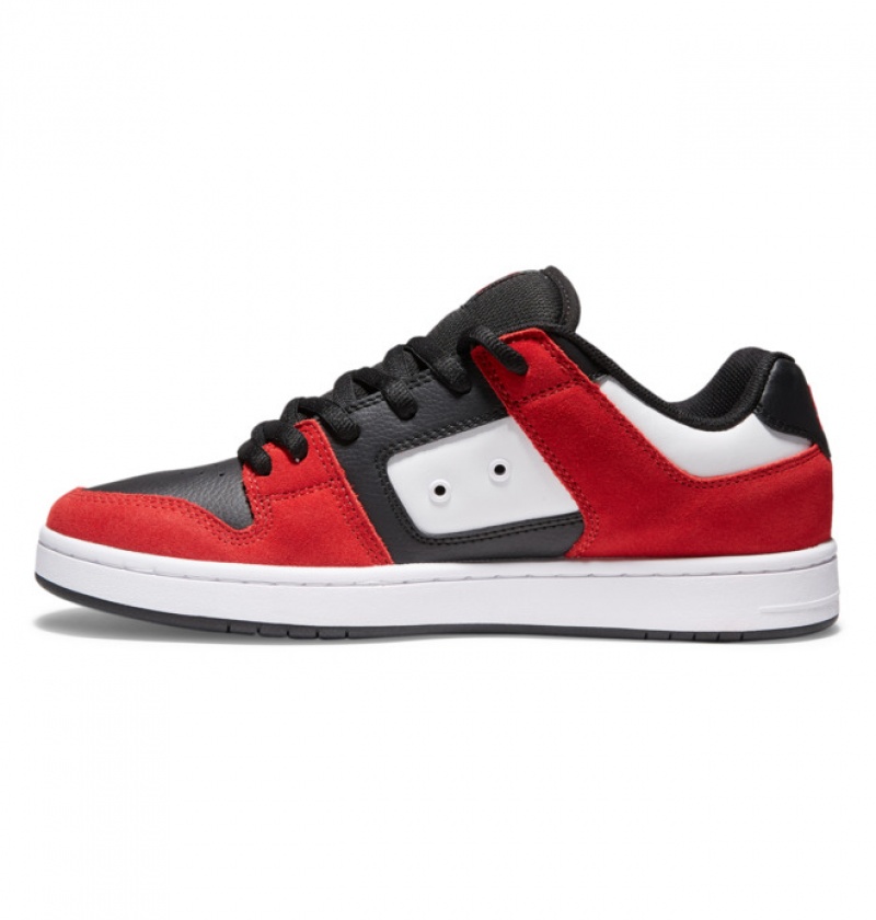 Hombre Tenis Skate DC Shoes Manteca 4 Rojas Negras Blancas | MRQ-536798