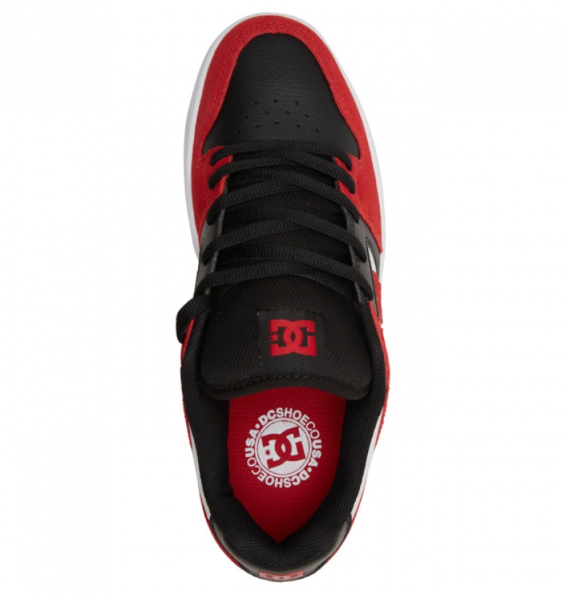 Hombre Tenis Skate DC Shoes Manteca 4 Rojas Negras Blancas | MRQ-536798