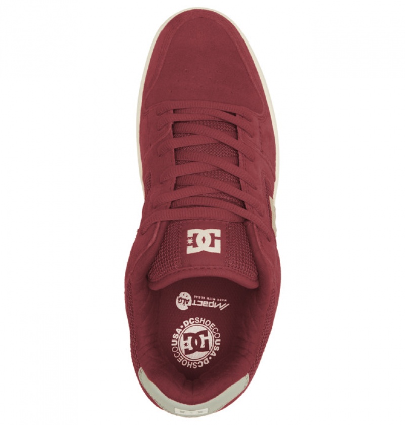 Hombre Tenis Skate DC Shoes Manteca 4 Rojas Oscuro | ZCD-673491