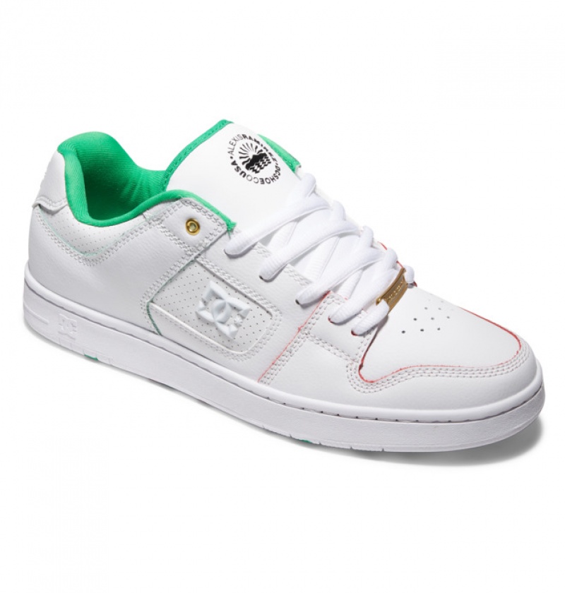 Hombre Tenis Skate DC Shoes Manteca 4 S Alexis Ramirez Blancas Rojas | UNO-512370