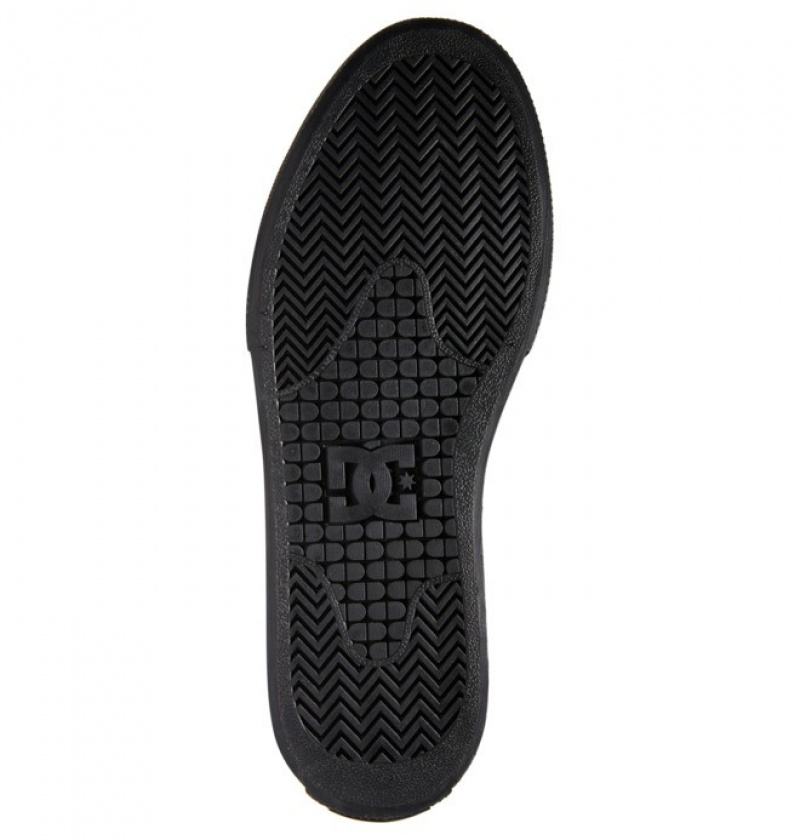 Hombre Tenis Skate DC Shoes Manual Slip On Negras Negras | DGF-257930