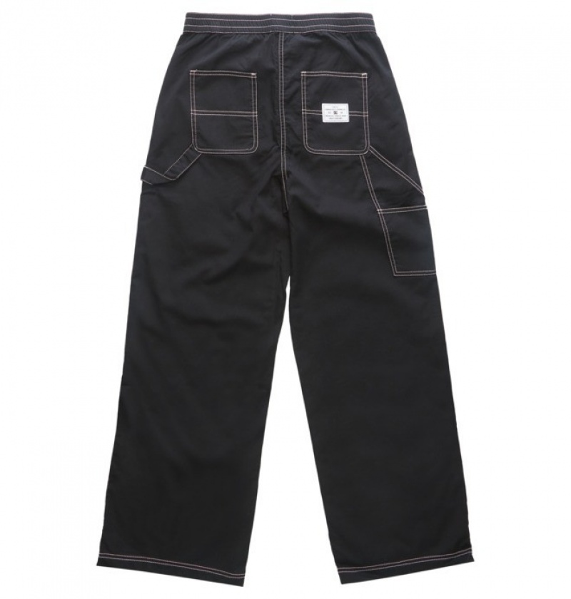 Mujer Pantalon DC Shoes Riveter Carpenter 2 Negras | BTY-964218