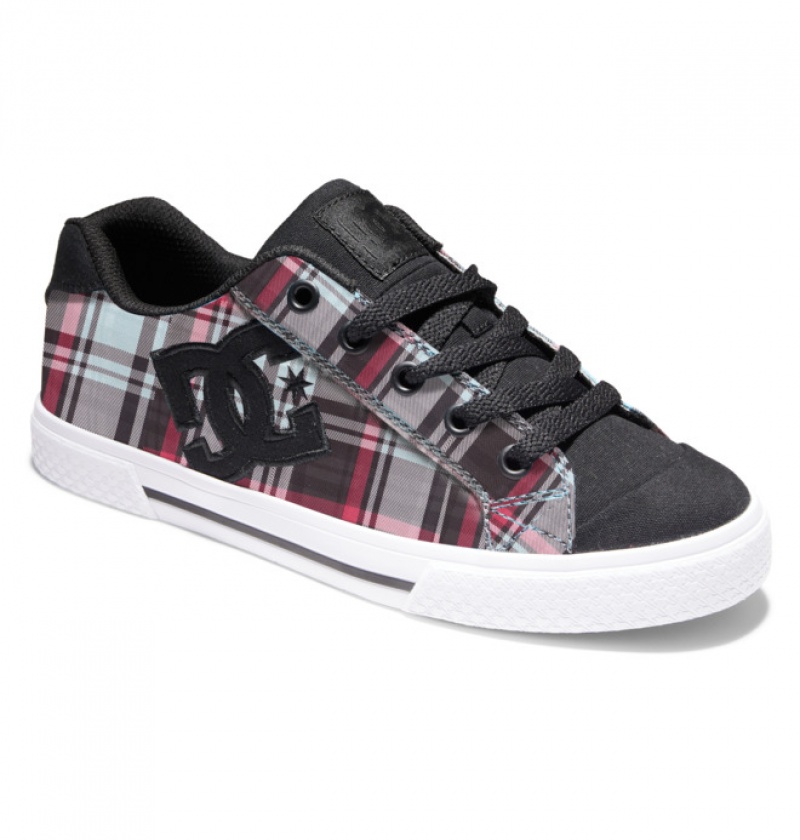 Mujer Tenis DC Shoes Chelsea Negras Azules | UGW-032675