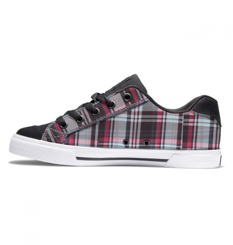 Mujer Tenis DC Shoes Chelsea Negras Azules | UGW-032675