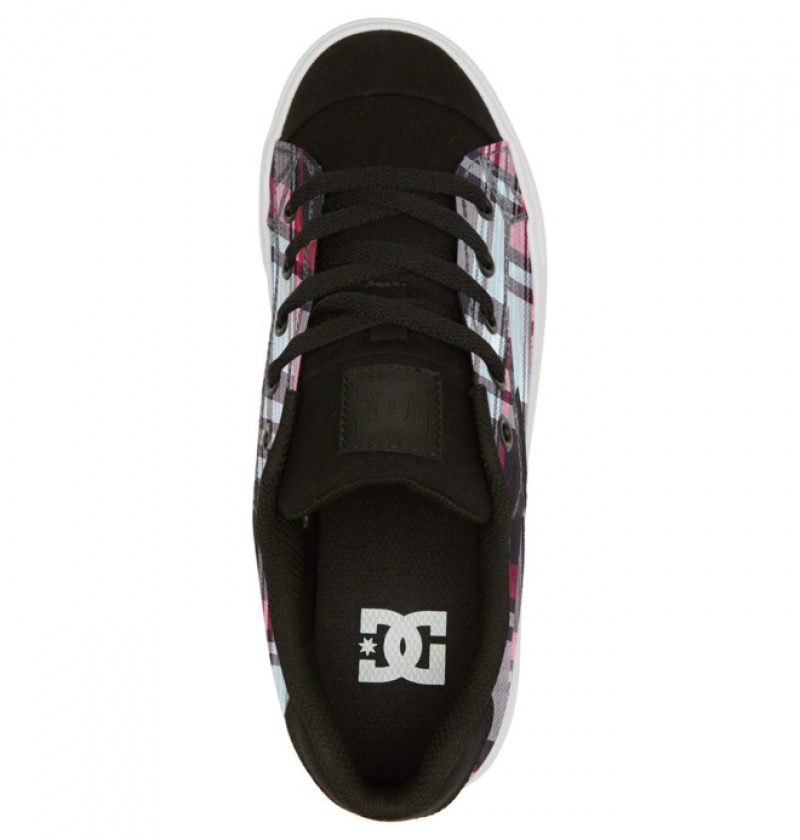 Mujer Tenis DC Shoes Chelsea Negras Azules | UGW-032675