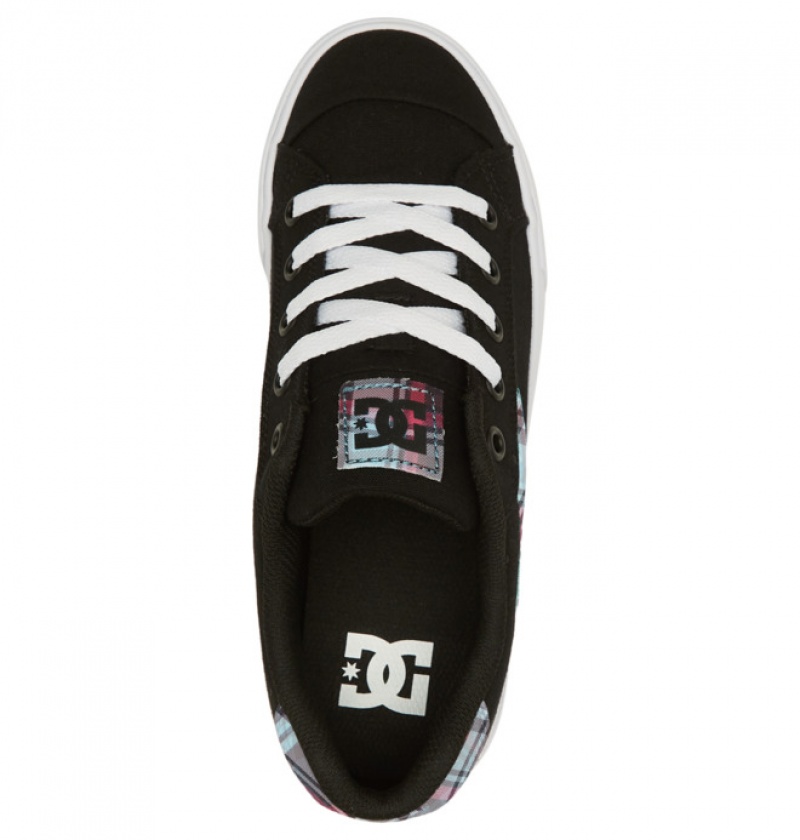 Mujer Tenis DC Shoes Chelsea Negras Blancas | URX-865702