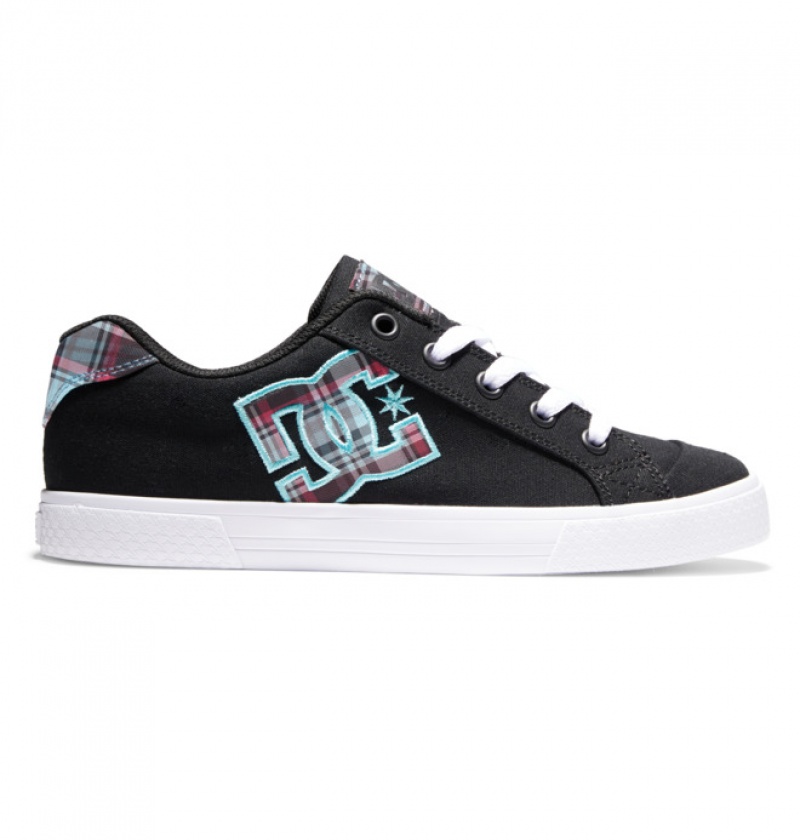 Mujer Tenis DC Shoes Chelsea Negras Blancas | URX-865702