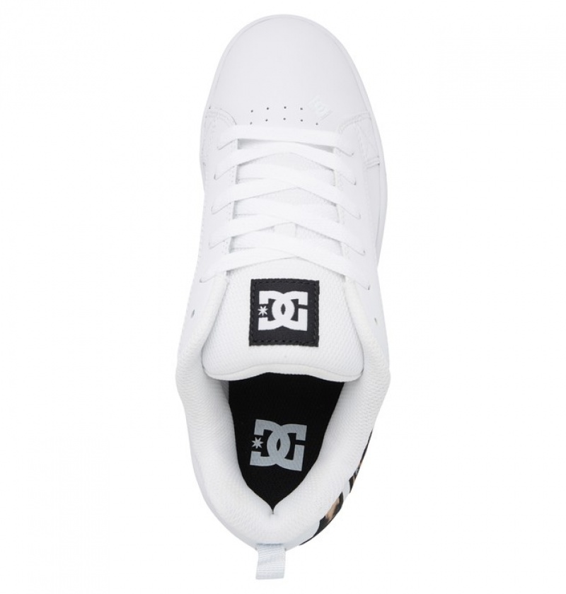 Mujer Tenis DC Shoes Court Graffik Leopardo | JGB-067324