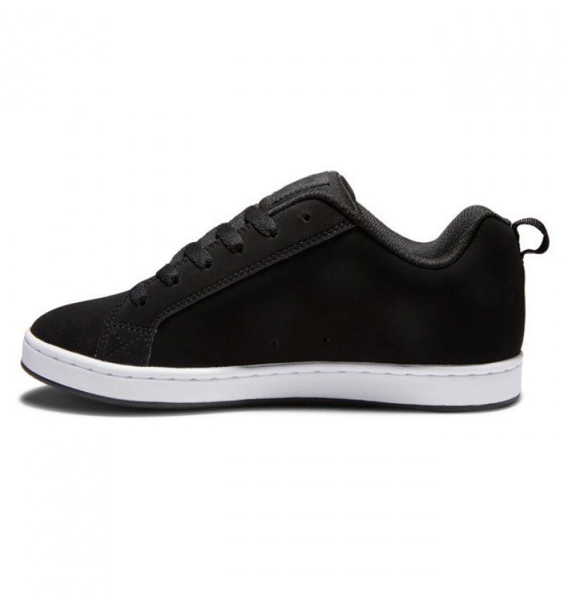 Mujer Tenis DC Shoes Court Graffik Negras Blancas Negras | KAB-279436