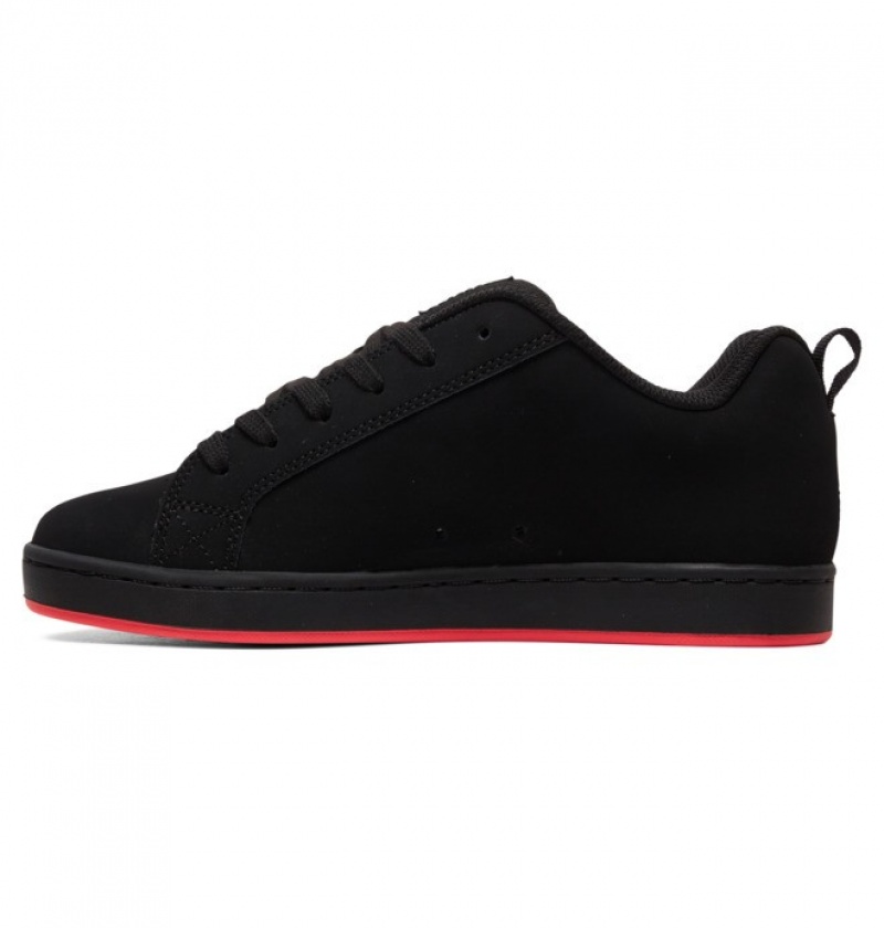 Mujer Tenis DC Shoes Court Graffik Negras Rosas | JWA-592481