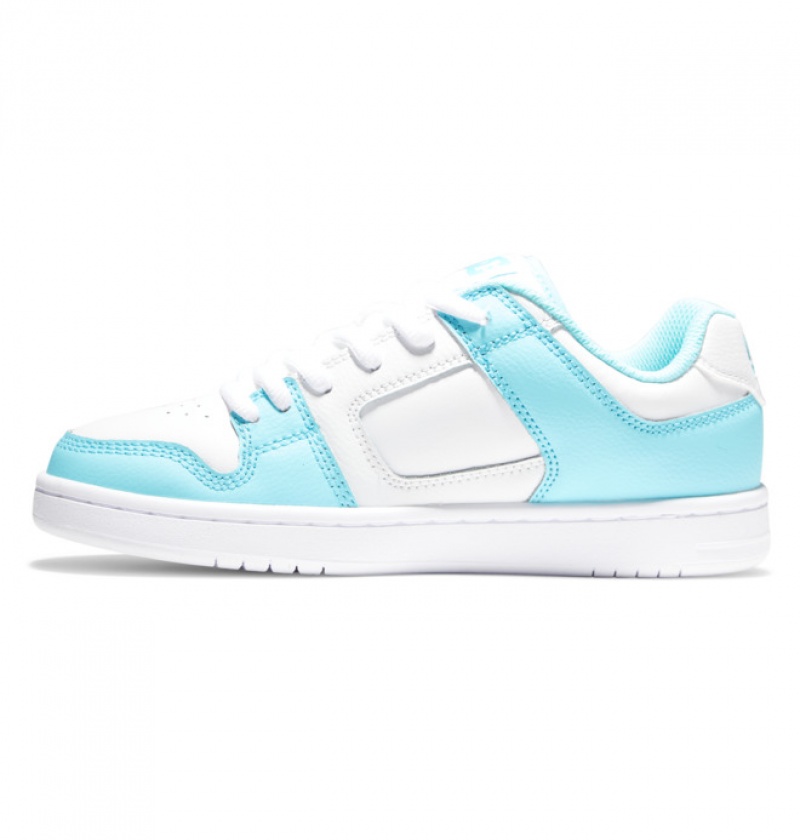 Mujer Tenis DC Shoes Manteca 4 Blancas Azules | DHY-582743