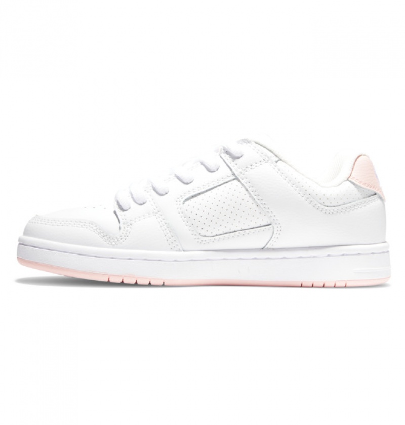 Mujer Tenis DC Shoes Manteca 4 Blancas Rosas | WEI-280369