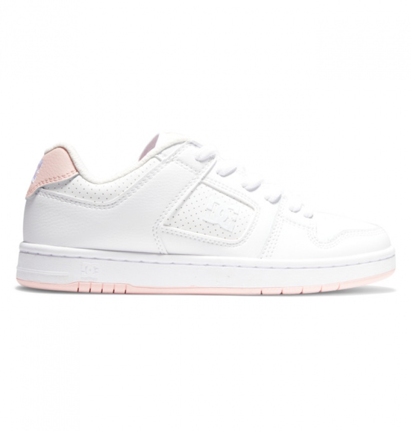 Mujer Tenis DC Shoes Manteca 4 Blancas Rosas | WEI-280369