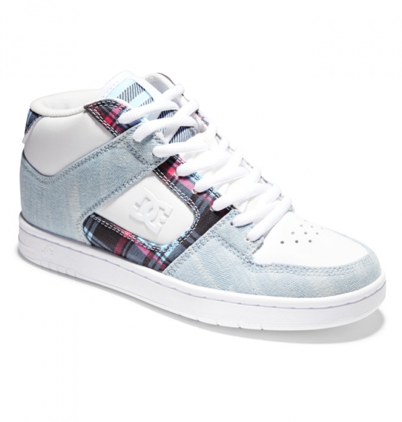 Mujer Tenis DC Shoes Manteca 4 MID Mid-Top Blancas | ZPR-049253