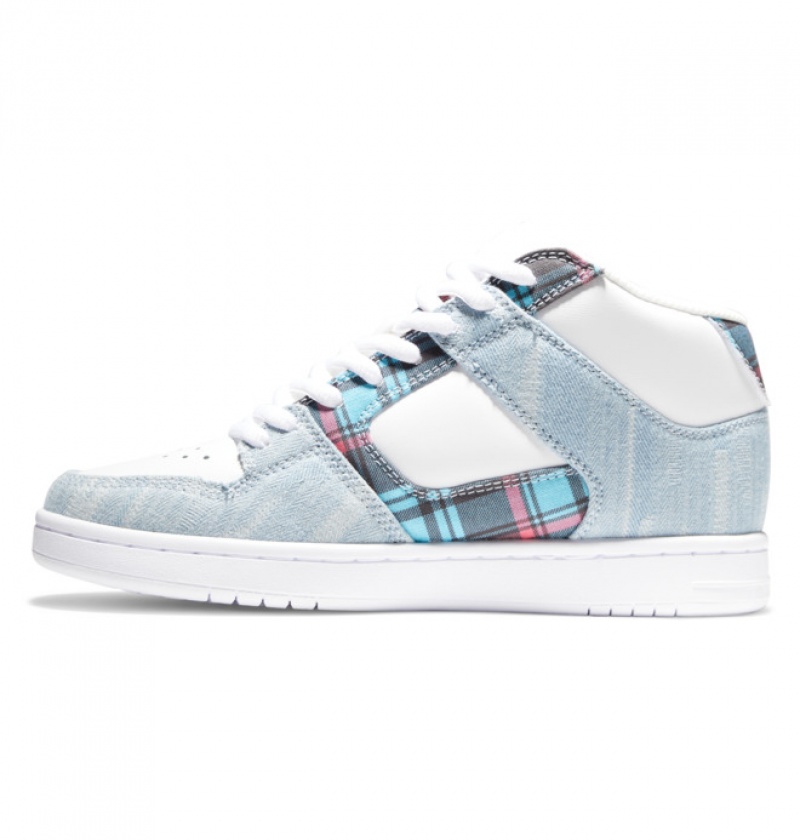 Mujer Tenis DC Shoes Manteca 4 MID Mid-Top Blancas | ZPR-049253