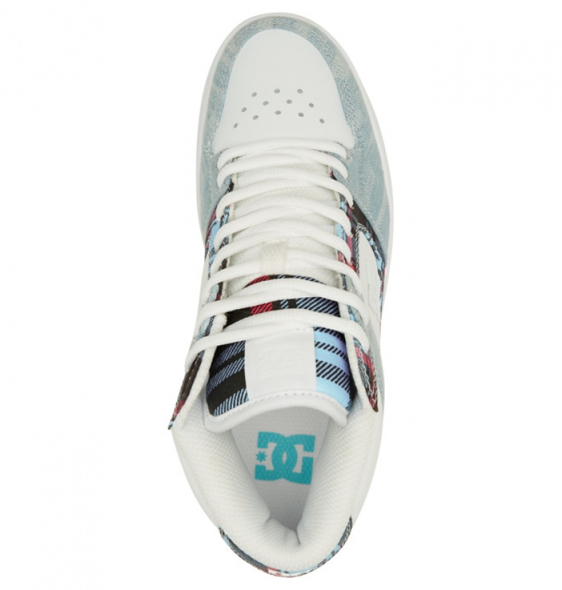 Mujer Tenis DC Shoes Manteca 4 MID Mid-Top Blancas | ZPR-049253