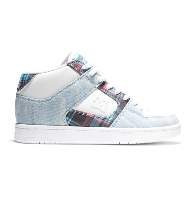 Mujer Tenis DC Shoes Manteca 4 MID Mid-Top Blancas | ZPR-049253