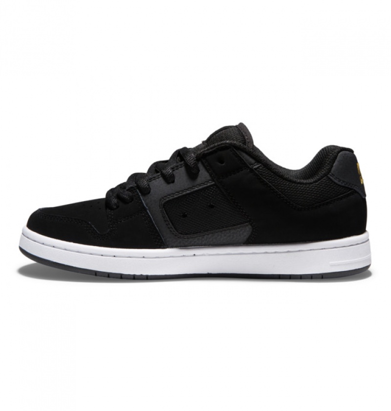 Mujer Tenis DC Shoes Manteca 4 Negras Doradas | HPB-458192