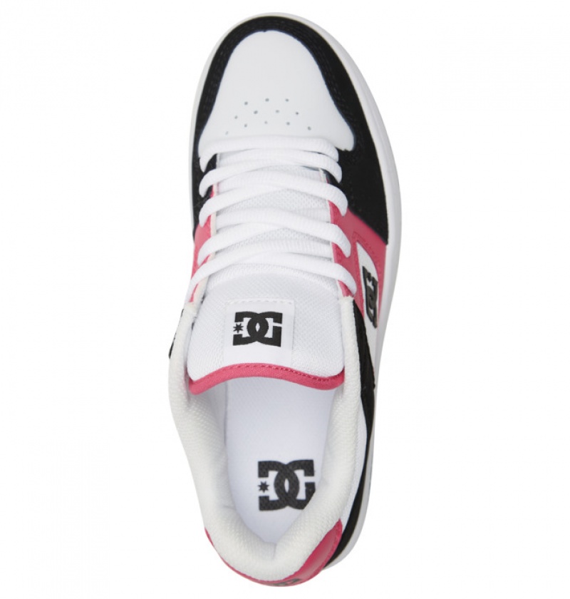 Mujer Tenis DC Shoes Manteca 4 Negras Rosas | VMF-635791