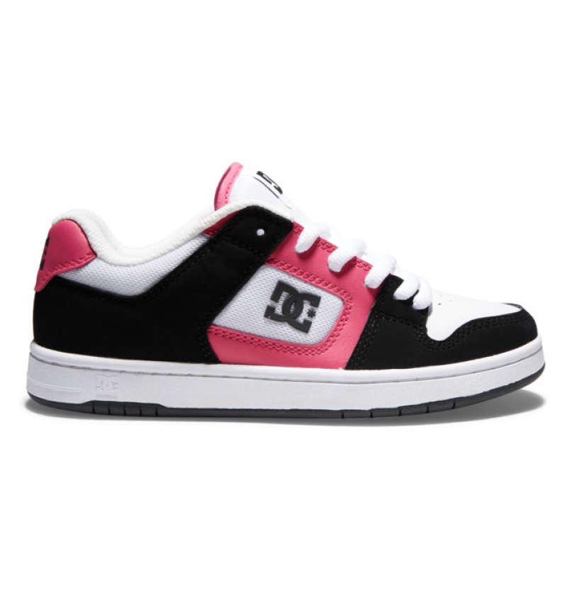 Mujer Tenis DC Shoes Manteca 4 Negras Rosas | VMF-635791