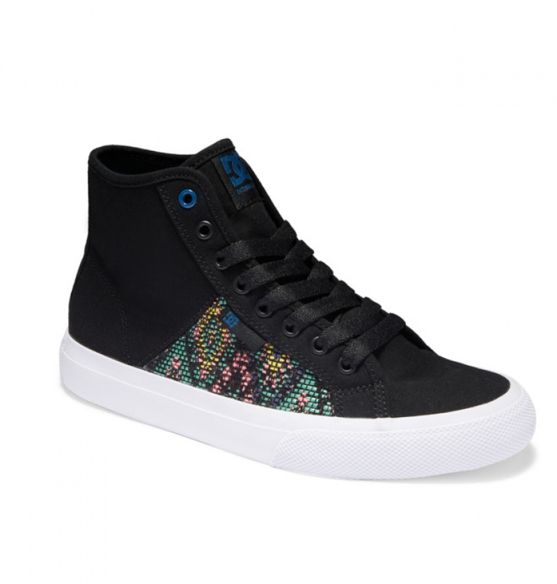 Mujer Tenis DC Shoes Manual HI High-Top LE Platene Azules | TXV-146350